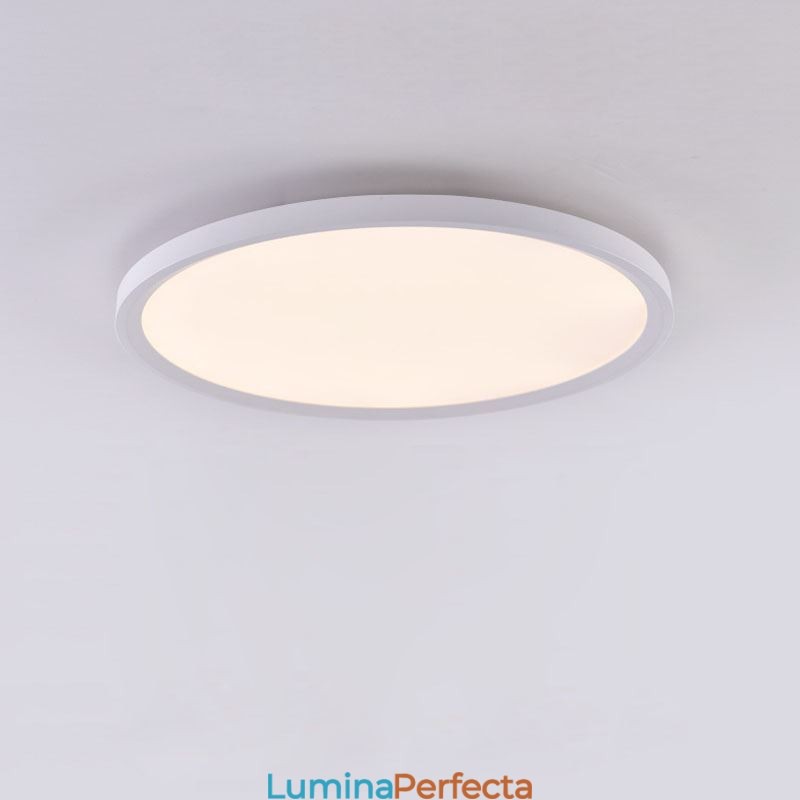 Plafoniera rotundă nordică super subțire de iluminat cu lampă rotundă din aluminiu