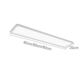 Plafoniera nordică super subțire dreptunghiulară cu montare încasată pe panou Iluminare pentru casă