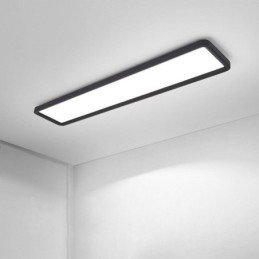 Plafoniera nordică super subțire dreptunghiulară cu montare încasată pe panou Iluminare pentru casă