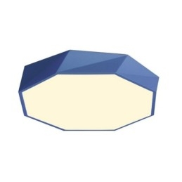 Plafoniera modernă cu montaj încastrat cu design special octogonal. Lampă ultra subțire