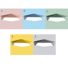 Plafoniera modernă cu design diamant cu montare încastrabilă Lumină ultra subțire pentru casă