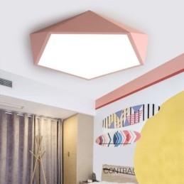 Plafoniera modernă cu design diamant cu montare încastrabilă Lumină ultra subțire pentru casă