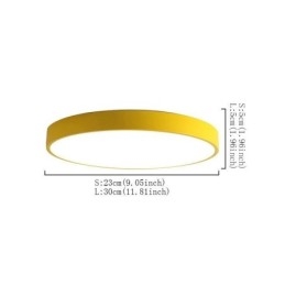 Plafoniera rotundă modernă cu montare încasată Lumină ultra subțire pentru casă