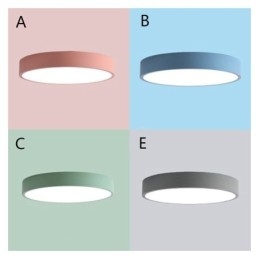 Plafoniera ultra-subțire contemporană cu lampă rotundă