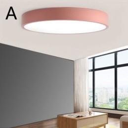 Plafoniera ultra-subțire contemporană cu lampă rotundă