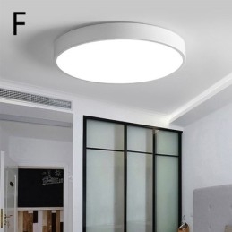 Plafoniera ultra-subțire contemporană cu lampă rotundă
