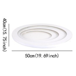 Plafoniera modernă cu picătură de apă pentru terasa, cu iluminare laterală