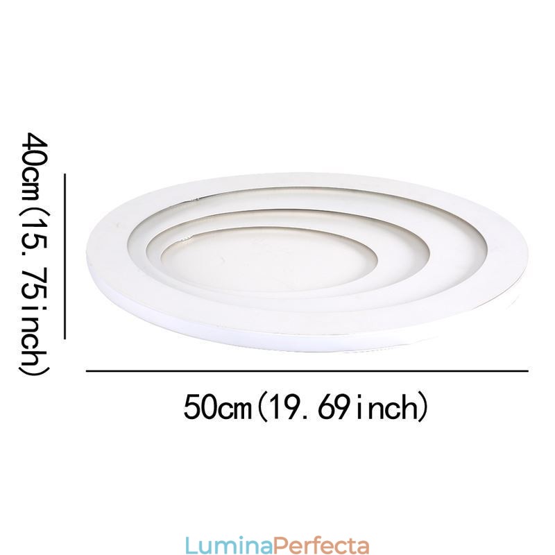 Plafoniera modernă cu picătură de apă pentru terasa, cu iluminare laterală