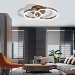 Plafoniera creativă, modernă, simplă, cu montare în plasă. Iluminare călduroasă