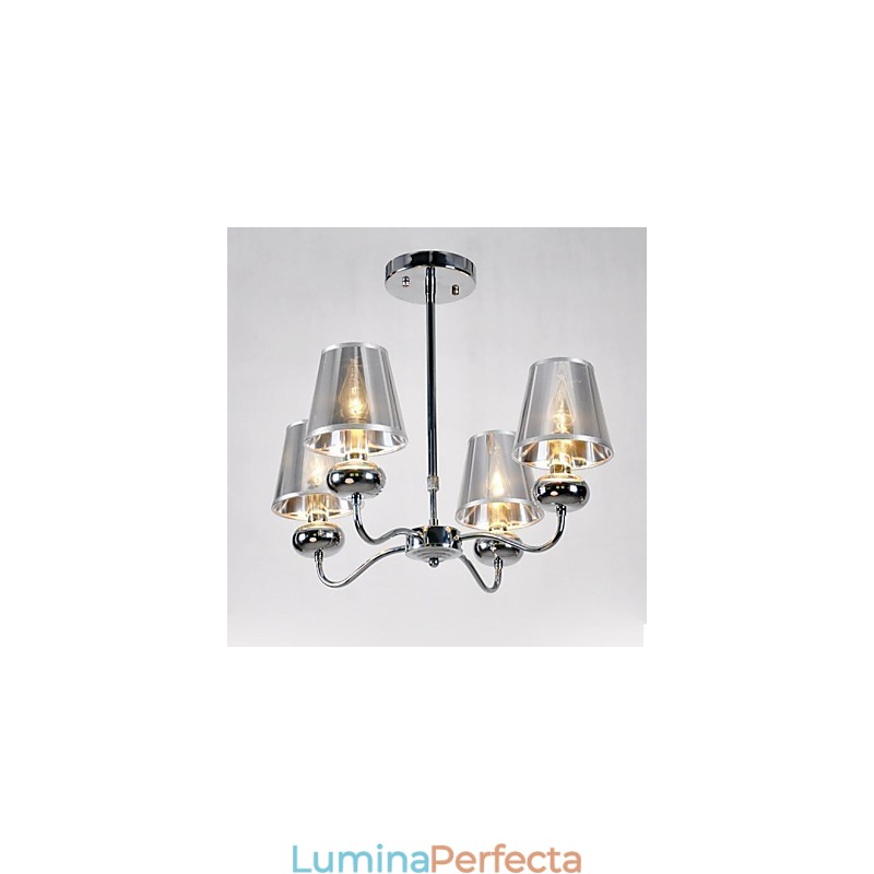 imumModern Mini candelabru din metal galvanizat în stil modern, lumina suspendată, montaj la masă