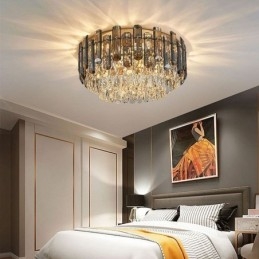 Plafoniera din cristal Lumină decorativă rotundă, simplă și modernă