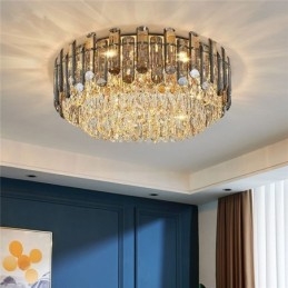 Plafoniera din cristal Lumină decorativă rotundă, simplă și modernă