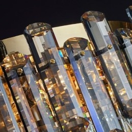 Plafoniera din cristal Lumină decorativă rotundă, simplă și modernă