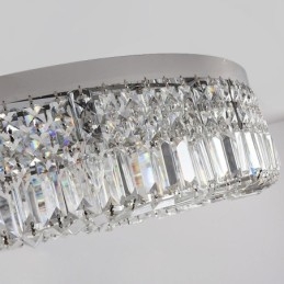 Plafoniera modernă și elegantă Plafoniera din cristal cu montare încasată