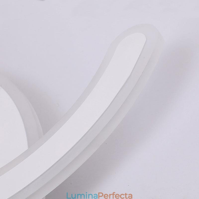 Plafoniera modernă, simplă, încastrabilă, litera C, acrilic