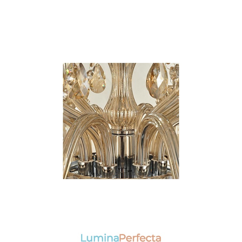 Candelabru din sticlă de cristal modern contemporan