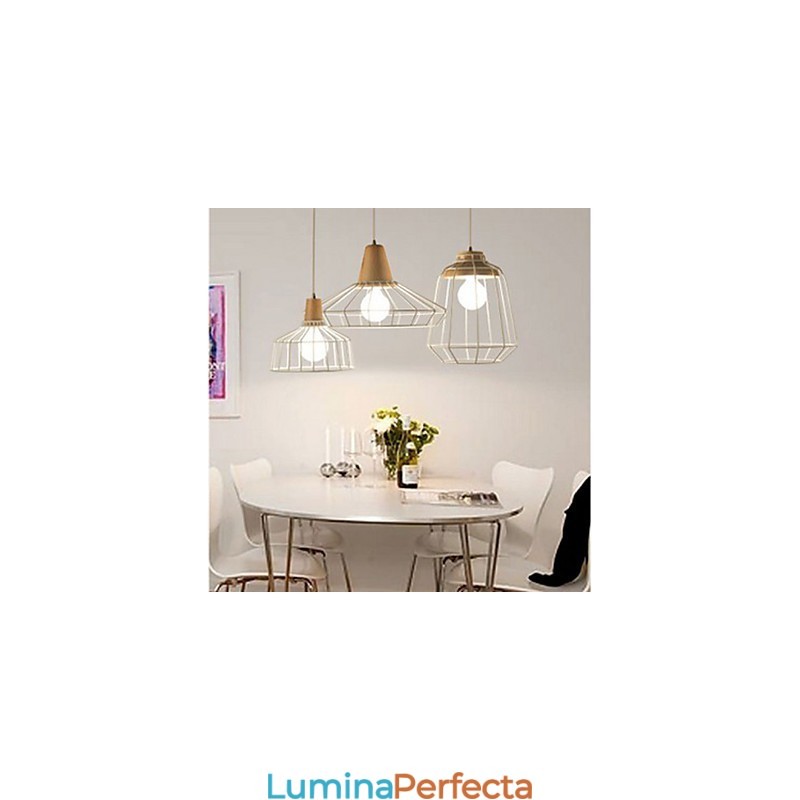 Candelabru metalic iluminat C Simplu