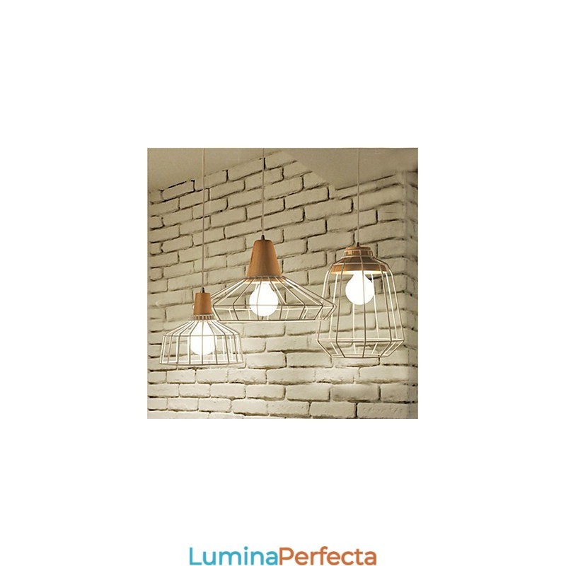 Candelabru metalic iluminat C Simplu