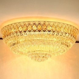 Plafoniera de cristal modernă simplă Iluminat rotund creativ