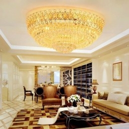 Plafoniera de cristal modernă simplă Iluminat rotund creativ