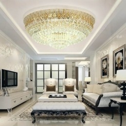 Plafoniera de cristal modernă simplă Iluminat rotund creativ