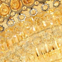 Plafoniera de cristal modernă simplă Iluminat rotund creativ