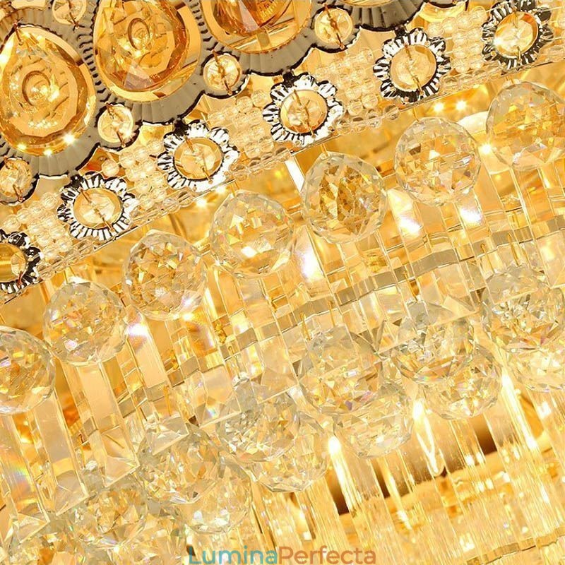 Plafoniera de cristal modernă simplă Iluminat rotund creativ