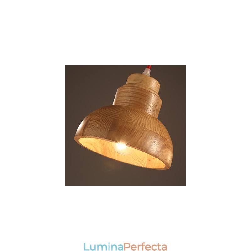 Candelabru Mini Stil Tradițional Clasic Lemn Bambus