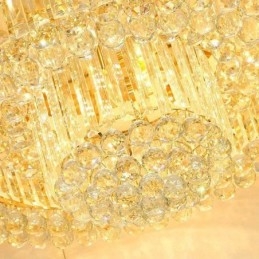Plafoniera de cristal modernă simplă Iluminat rotund creativ