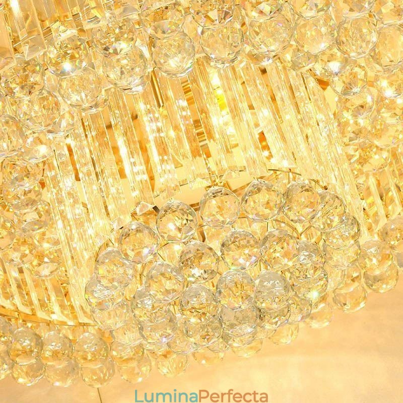 Plafoniera de cristal modernă simplă Iluminat rotund creativ