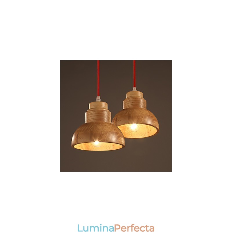 Candelabru Mini Stil Tradițional Clasic Lemn Bambus