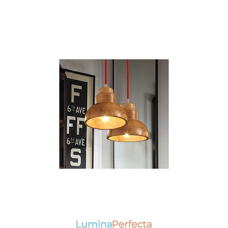 Candelabru Mini Stil Tradițional Clasic Lemn Bambus