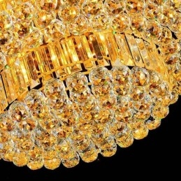 Plafoniera de cristal cu montare încasată Iluminat rotund european