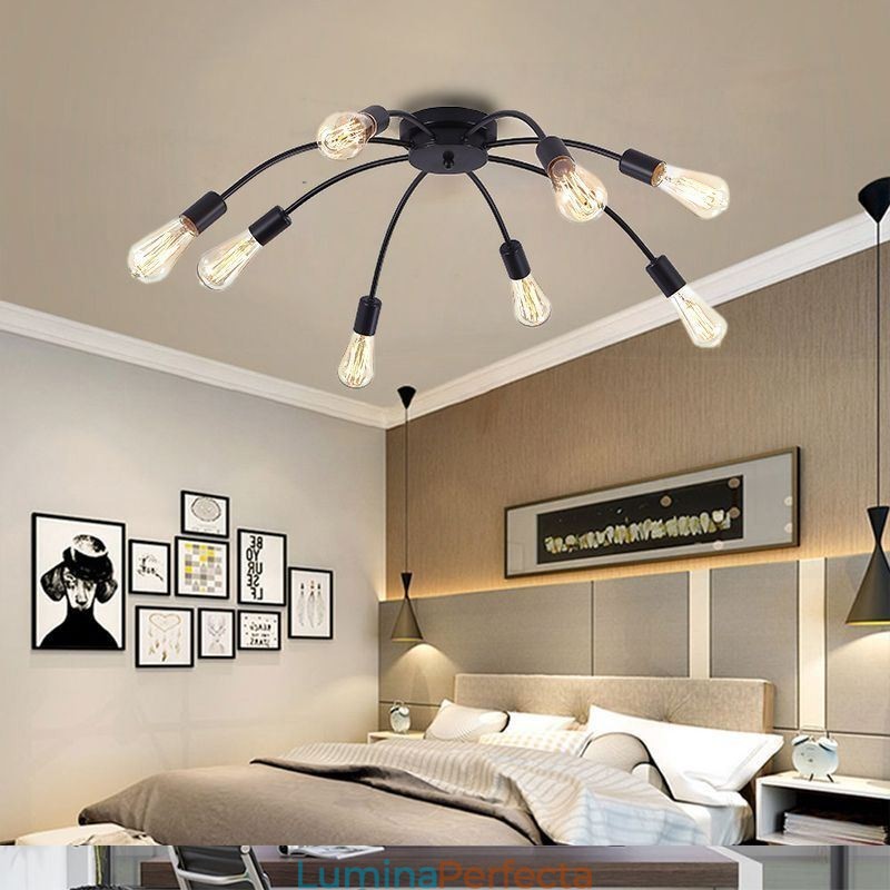 Lampă de tavan Spider, antică, clasică, pentru sufragerie, 8 10 brațe