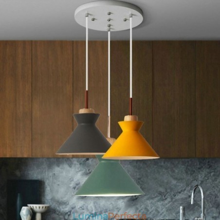 Nordic Macaron Island 3 Lumini Pendant Iluminat Simplu Iron Arti Trei Lumini Nordic Macaron Island 3 Lumini Pendant Iluminat Simplu Iron Arti Trei Lumini
