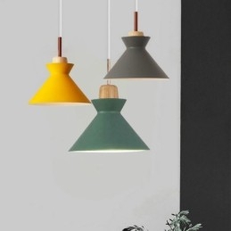 Nordic Macaron Island 3 Lumini Pendant Iluminat Simplu Iron Arti Trei Lumini