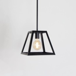 Plafoniera Rustic Farmhouse Pendant Mini Industrială Metal Plafoniera Forma Trapezoidală Insulă
