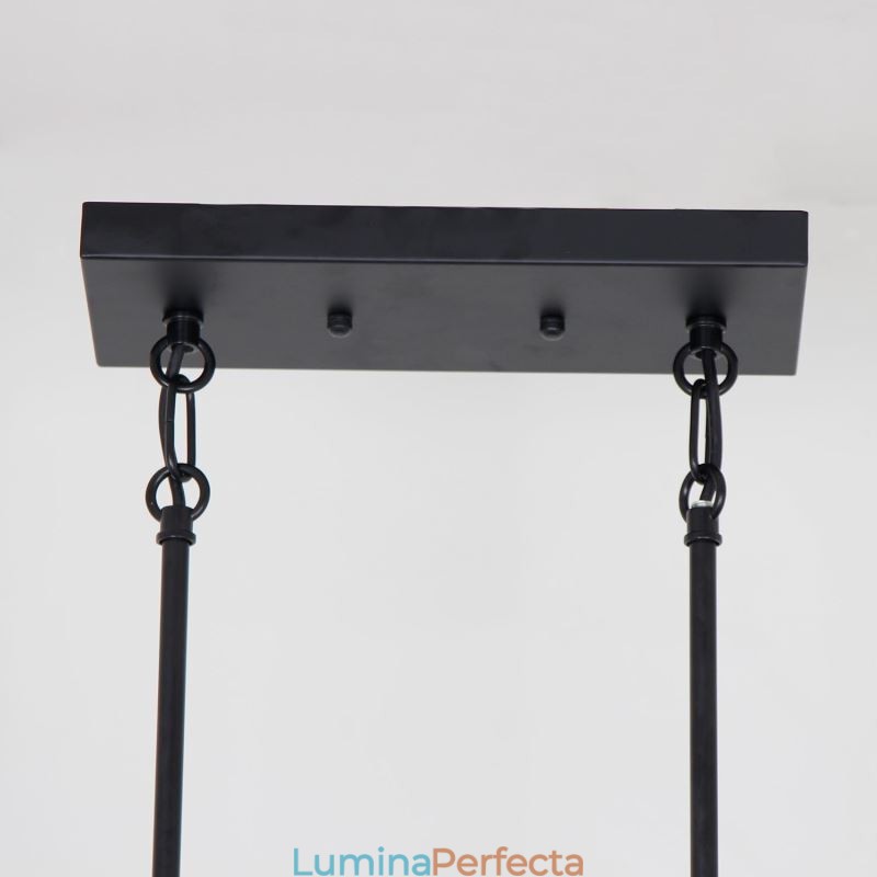 Plafoniera industrială metal suspendată, trapezoidală