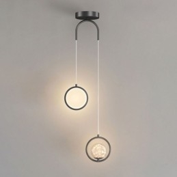 Lampă suspendată inel rotund Lampă suspendată modernă bilă