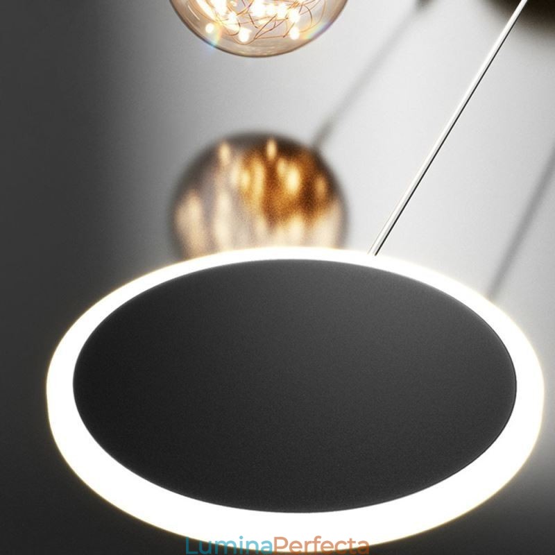 Lampă suspendată inel rotund Lampă suspendată modernă bilă