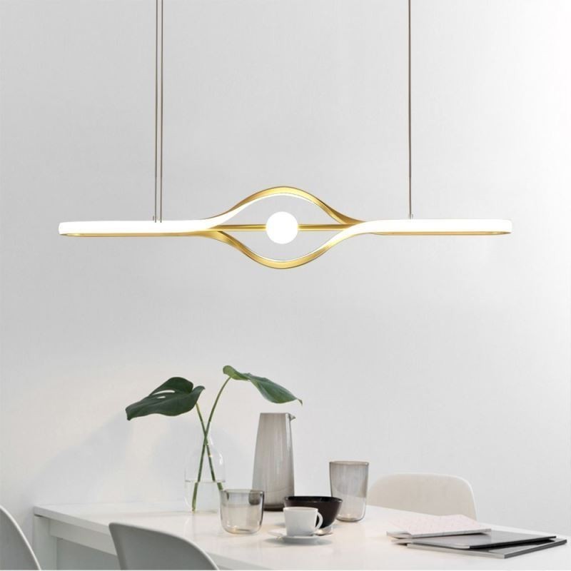 Lampă suspendată liniară modernă, cu bandă lungă