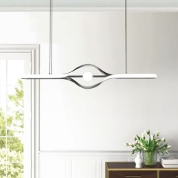 Lampă suspendată liniară modernă, cu bandă lungă