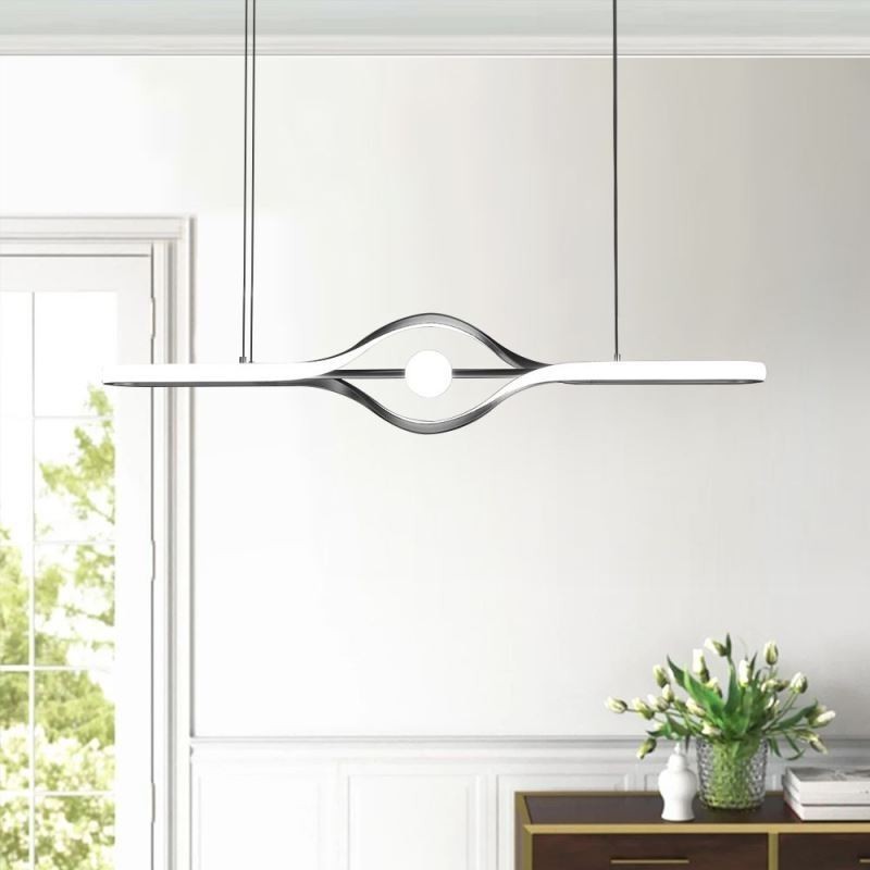 Lampă suspendată liniară modernă, cu bandă lungă