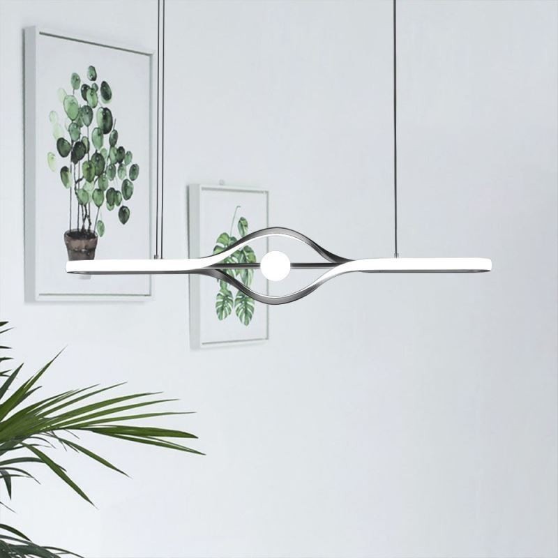 Lampă suspendată liniară modernă, cu bandă lungă