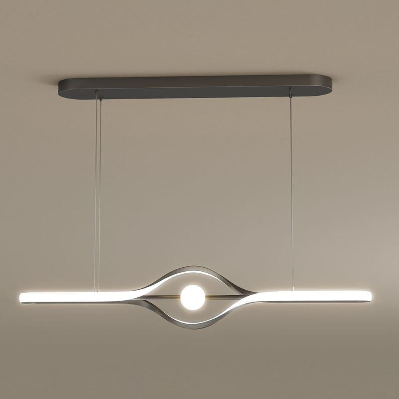 Lampă suspendată liniară modernă, cu bandă lungă