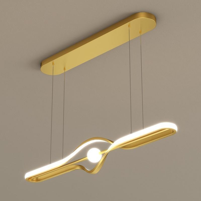 Lampă suspendată liniară modernă, cu bandă lungă
