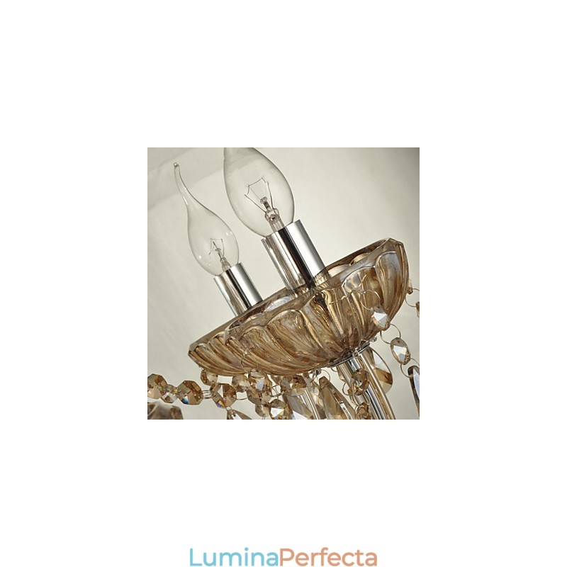 Candelabru din sticlă de cristal modern contemporan