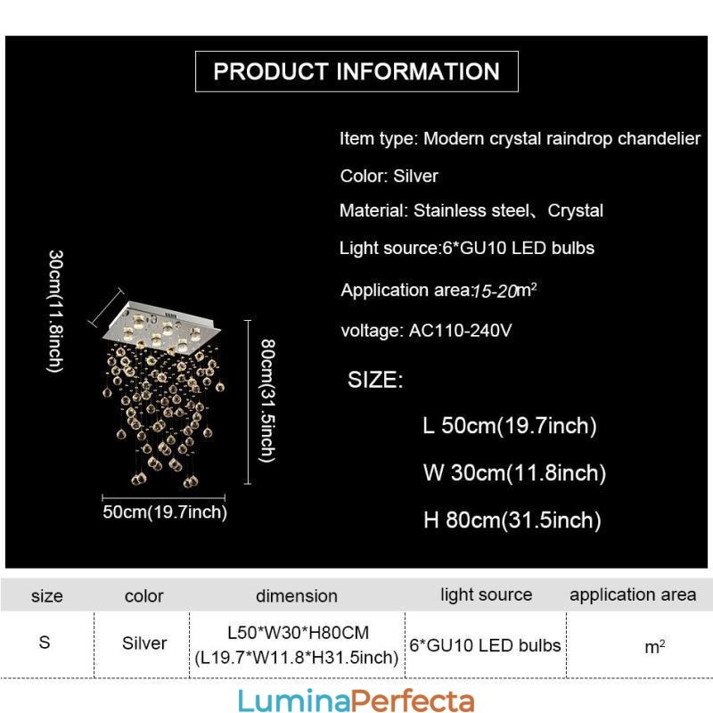 Plafoniera modernă cu lustre din cristal