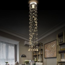 Candelabru mare de lux Corpuri de iluminat de plafon cu montare încastră moderne din cristal