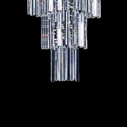 Candelabru din cristal modern pătrat Contemporan Elegant Plafoniera Duplex Scară